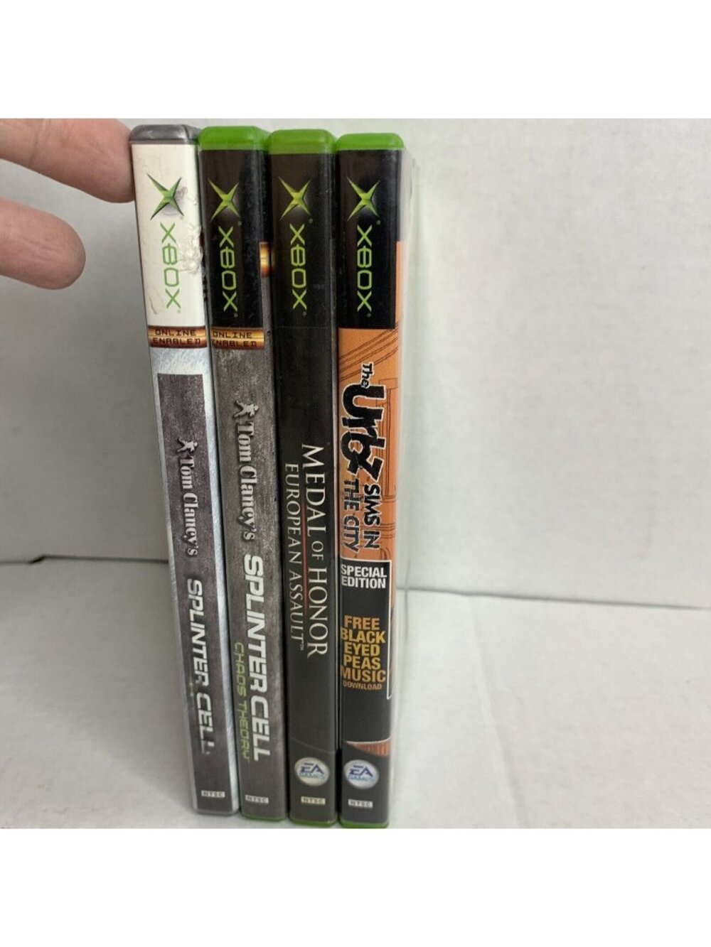 XBox Games |  Lot of 4: Medal of Honor, Urbz Sims City, Splinter Cell + Chaos